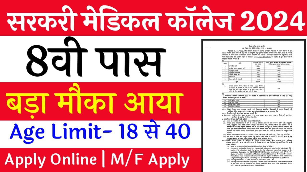 GMC Dhule Recruitment 2024 - Apply Online For 137 Group D Posts ...